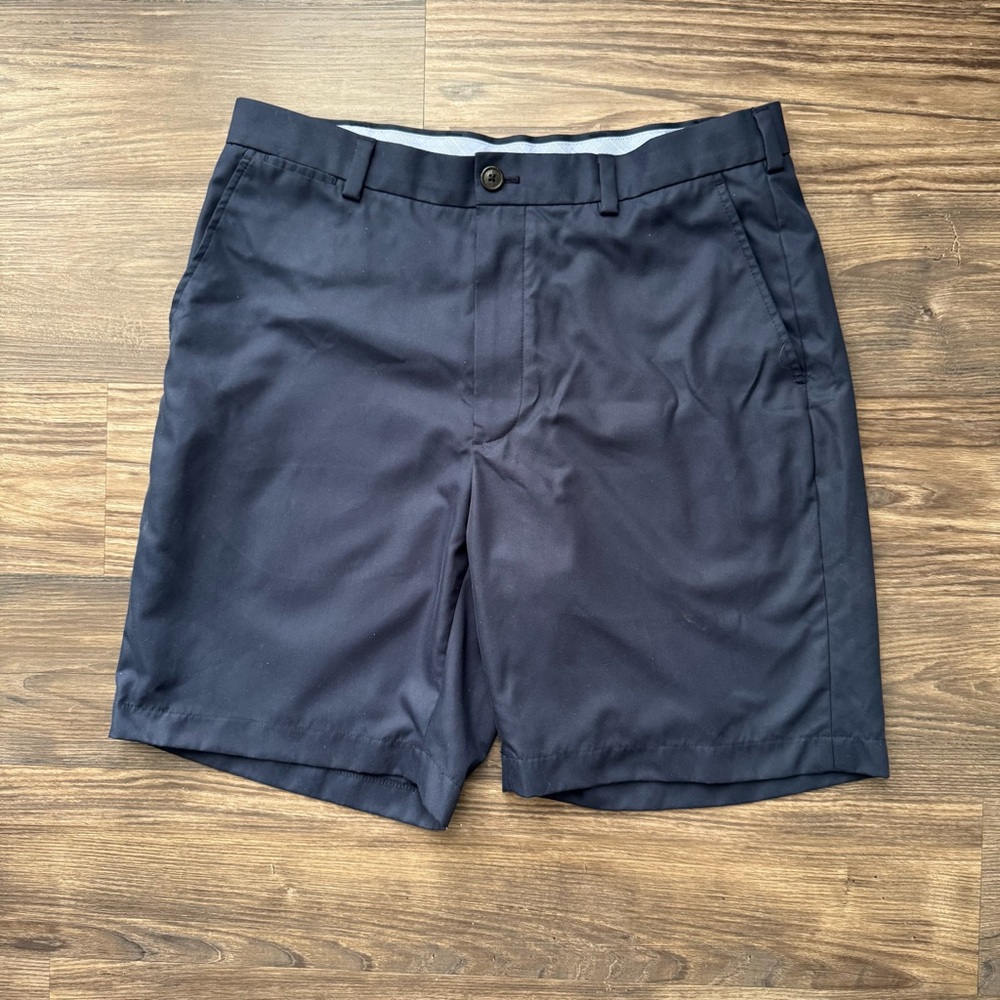 Brooks Brothers Blue Flat Front Shorts